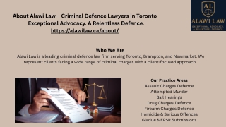 Criminal Defence Lawyers You Can Trust – About Alawi Law