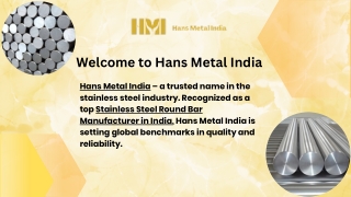Premium Stainless Steel Plates & Sheets by Hans Metal India.