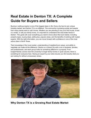 Realtors in Denton TX 2