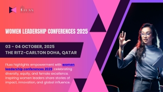 Women Leadership Conferences 2025 – Fluxx Conference Doha