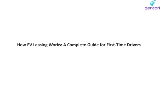 How EV Leasing Works A Complete Guide for First-Time Drivers