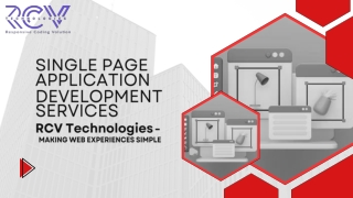 Single Page Application Development Services