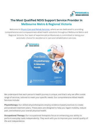 NDIS providers in Melbourne