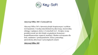 Aktywuj Office 365  Cortecsoft Llc