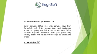 Activate Office 365  Cortecsoft Llc