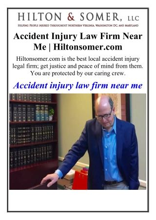 Fairfax Wrongful Death Attorney | Hiltonsomer.com
