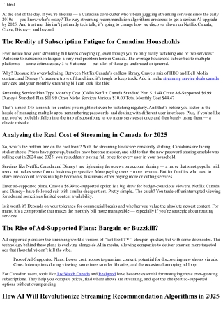 How Will AI Affect Content Recommendations in 2025?