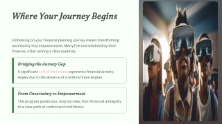 Beginner Financial Planning Program