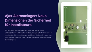 ajax alarmanlage