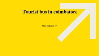 Tourist bus in coimbatore-APS Bus Travel