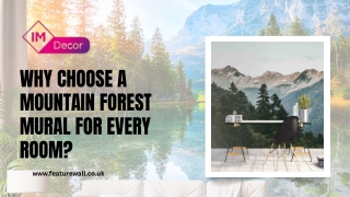 Why Choose a Mountain Forest Mural For Every Room?
