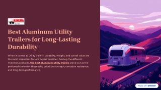 Best Aluminum Utility Trailers for Long-Lasting Durability