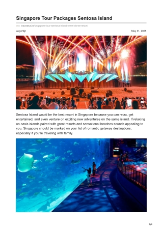 travassa.in-Singapore Tour Packages Sentosa Island