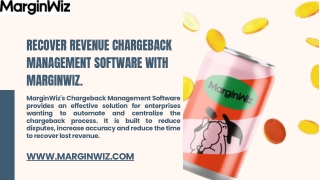 Recover Revenue Chargeback Management Software with MarginWiz.