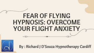 Fear of Flying Hypnosis Overcome Your Flight Anxiety