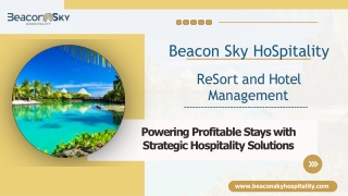 Resort and Hotel Management