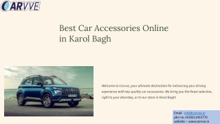 best car accessories in Karol Bagh
