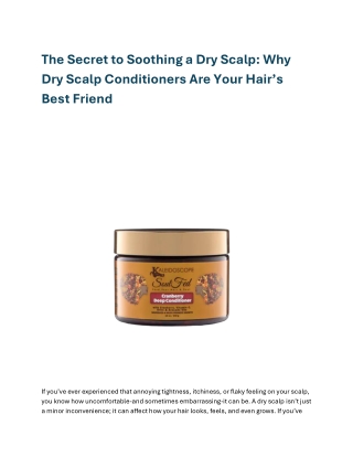 Kaleidoscope Hair Products