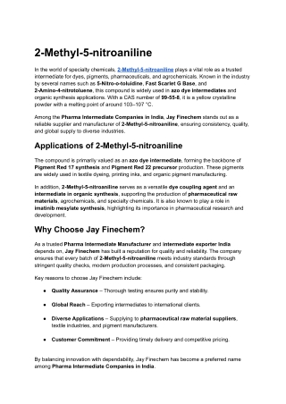 2-Methyl-5-nitroaniline