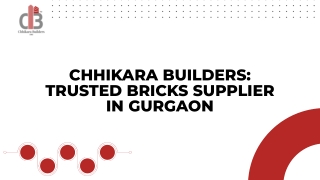 Bricks Supplier in Gurgaon for Quality Construction
