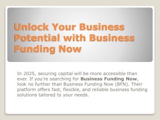 Unlock Your Business Potential with Business Funding Now