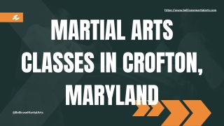Martial Arts Classes in Crofton, Maryland