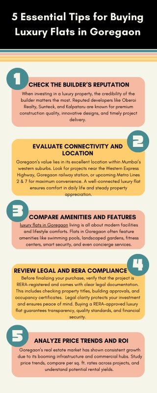 5 Essential Tips for Buying Luxury Flats in Goregaon