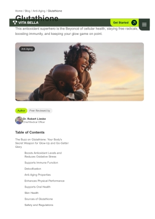 Glutathione Benefits The Master Antioxidant for Health & Wellness