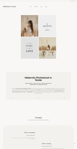 Traditional & Studio Maternity Photography – Impresio Studio India