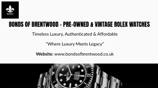Buy Pre Owned Rolex watches online UK  Vintage Rolex Watches for Sale
