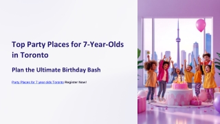Best Birthday Party Venues for 7-Year-Olds | Fun and Creative Celebration Ideas