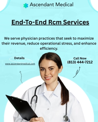 End-To-End RCM Services – Comprehensive Revenue Cycle Management for Healthcare