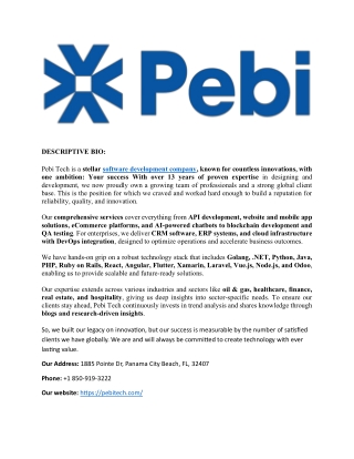Pebi Technology
