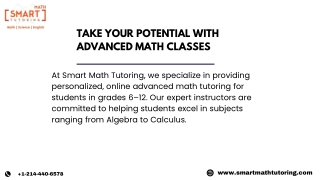 Online Advanced Math Classes for Success