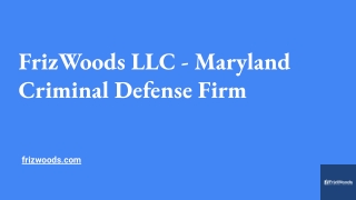 Second Degree Assault Maryland