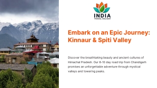 Kinnaur Spiti Tour Package From Chandigarh