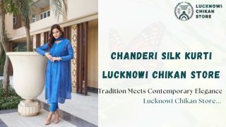 Elegant Chanderi Silk Kurti – Grace in Every Thread