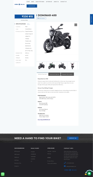 Dominar 400 - Amba Bajaj