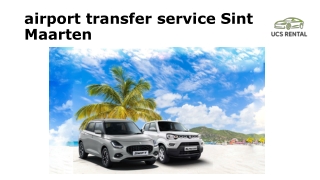 airport transfer service Sint Maarten