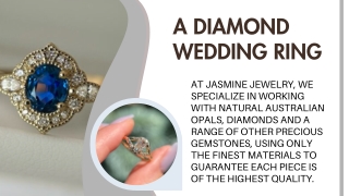 A Diamond Wedding Ring