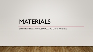 MATERIALS