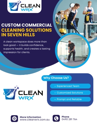 Custom Commercial Cleaning Solutions in Seven Hills