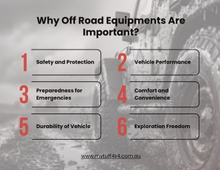 Why Off Road Equipments Are Important?