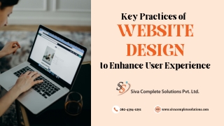 Key Practices of Website Design to Enhance User Experience