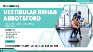 Vestibular Rehab In Abbotsford - Hillcrestphysio