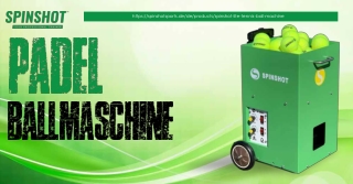 Spinshot Sports DE Padel Ballmaschine – Dein smarter Partner für Padel-Training