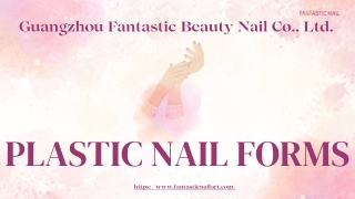 Plastic Nail Forms - Fantasticnailart.com