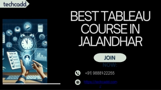Best TABLEAU COURSE IN JALANDHARR