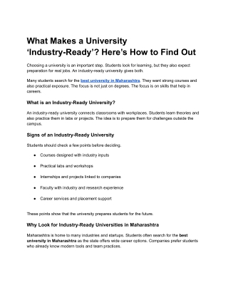 What Makes a University ‘Industry-Ready’_ Here’s How to Find Out