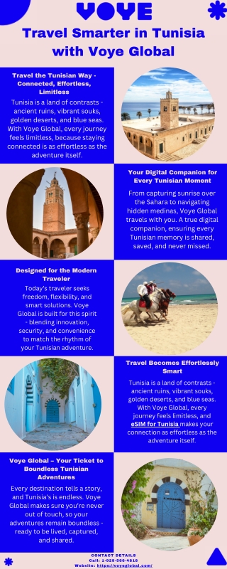 Voye Global Lets You Travel Smart in Tunisia
